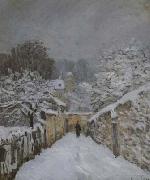 Snow at Louveciennes (san21) Alfred Sisley